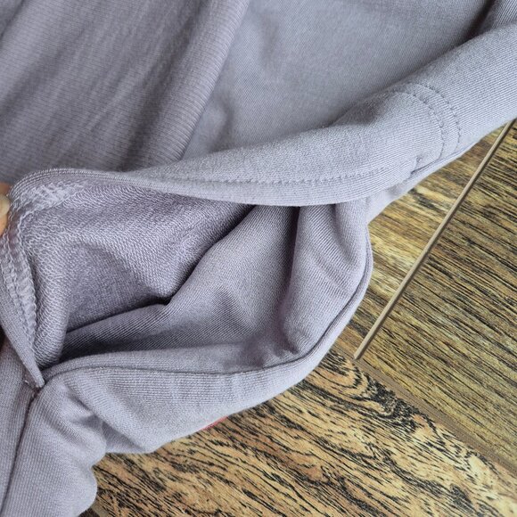 NWT Athleta Pranayama Wrap Sport Cardigan Pocket Soft Terry Light Purple - Picture 7 of 16
